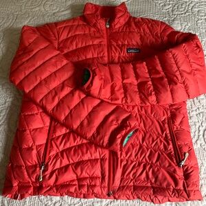 Patagonia Red Down Jacket, L